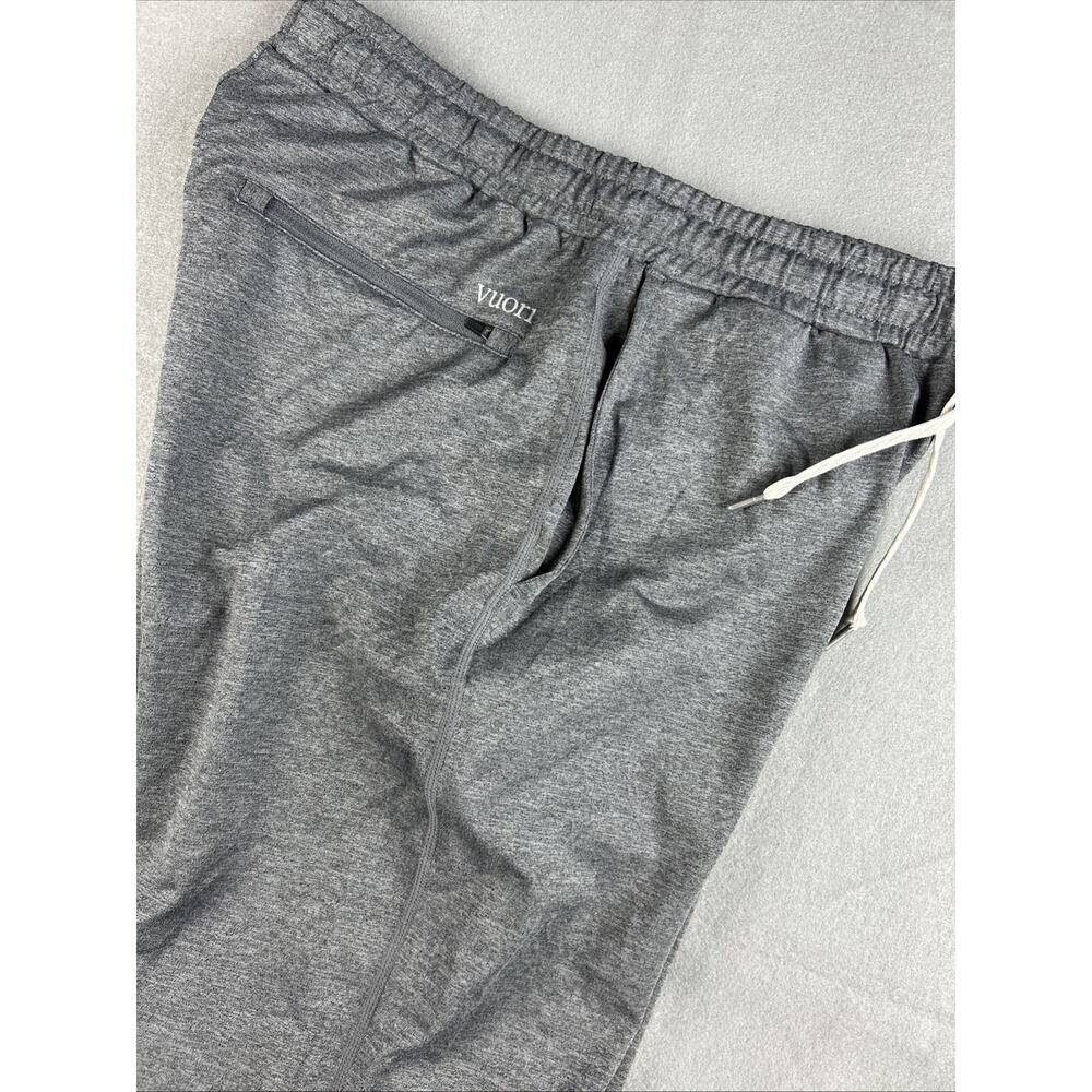 Vuori Sunday Performance Jogger Mens Small Charcoal V416 Drawstring Zip Pockets